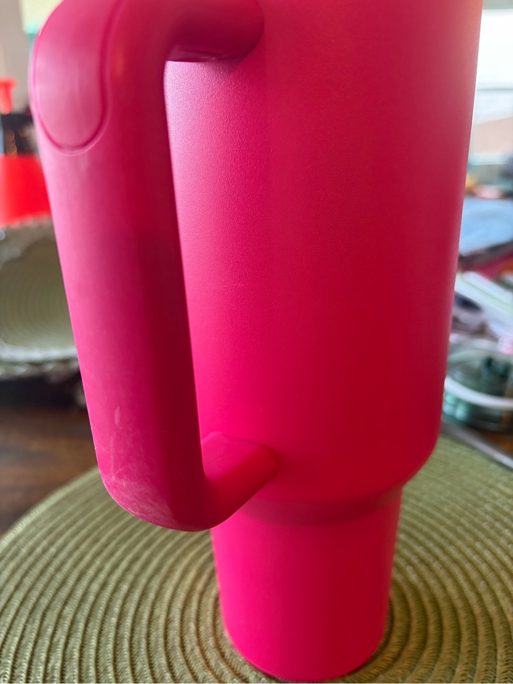 Stanley Pink Insulated Travel Mug with Handle - Picture 3 of 7